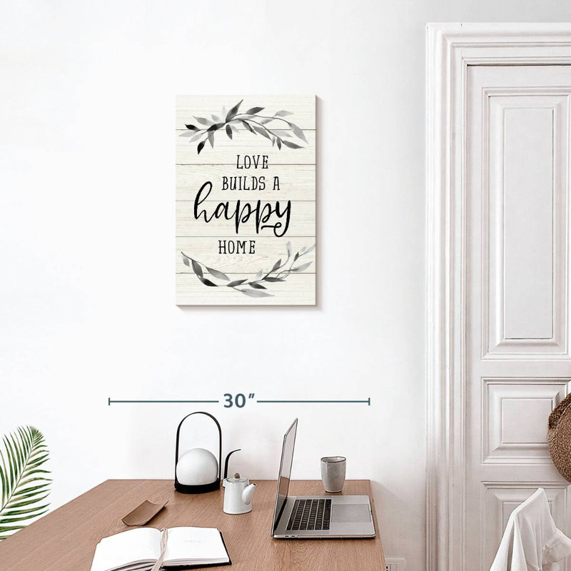 Plaque murale Kema Love Builds II, H 24 po x l 16 po