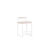 Ophelia Upholstered Counter Stool with Metal Frame