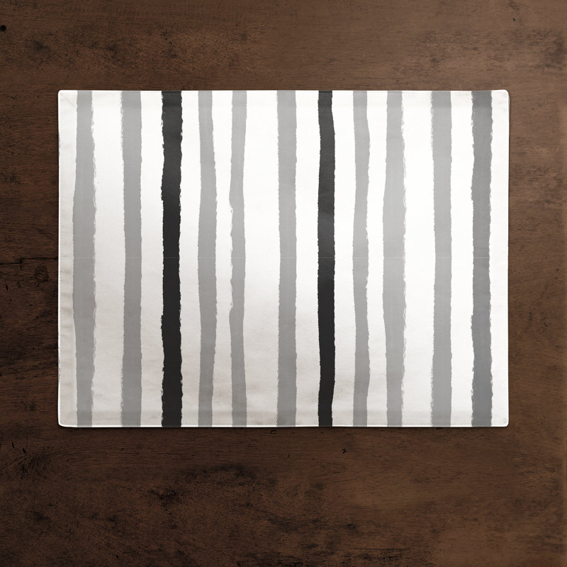 Napperon vertical, Gris