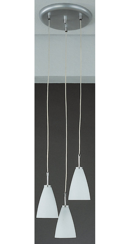 Tasha 3 - Light Cluster Pendant, Opaline glass