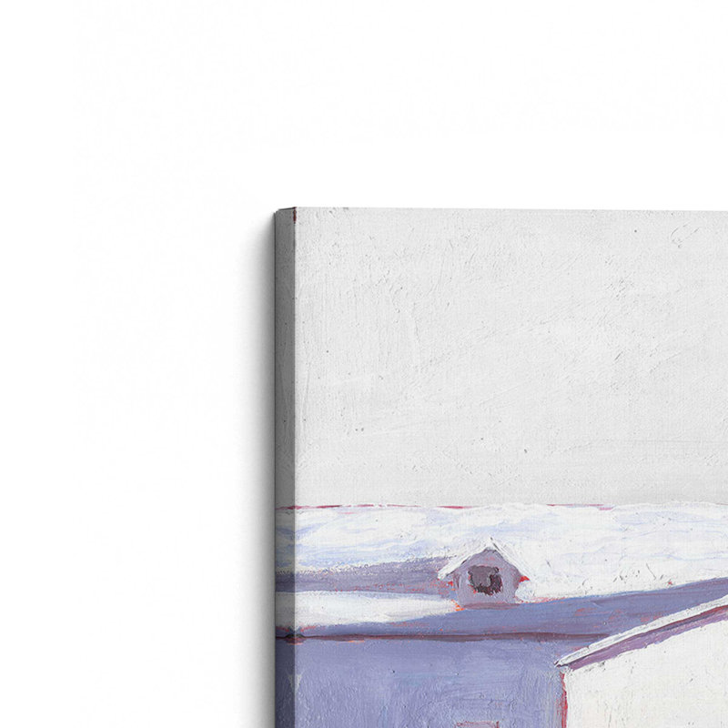 «Silent White» par Carol Young, reproduction d'art sur toile, H 8 po x l 12 po
