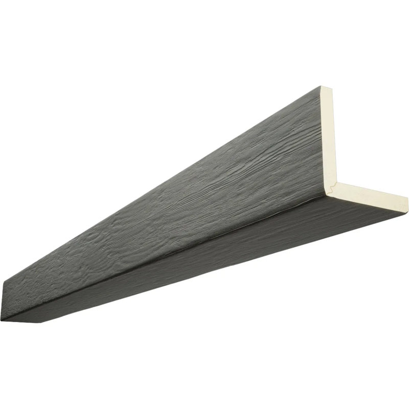 Planche de poutre en faux bois Endurathane sablé, H 12 po x l 6 po, Slate, 16 pi L