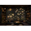 Décoration murale d'inspiration asiatique amovible lune-345806577-345806579