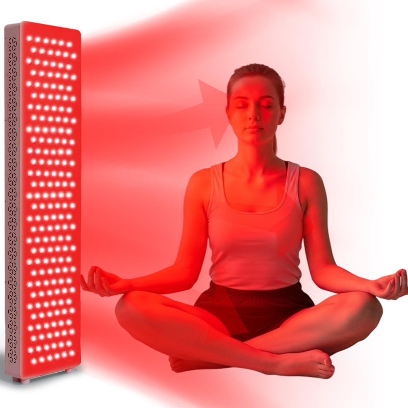 Dispositif de thérapie par lumière rouge, H 38,4 po x l 9,3 po x P 3,7 po