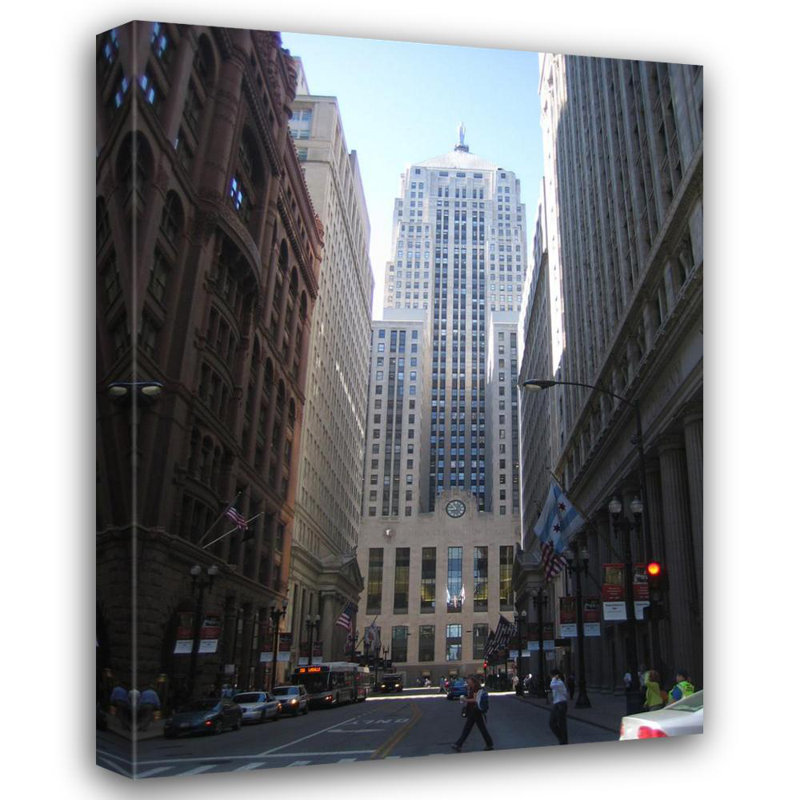 Chicago Board of Trade Building, H 18 po x l 14 po