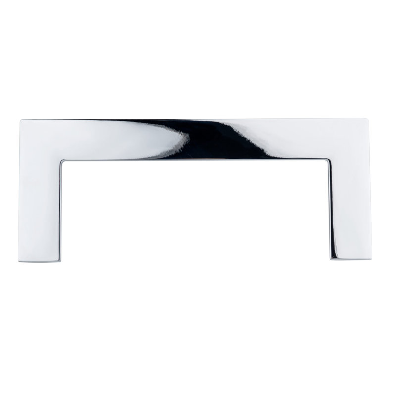 Poignée barre 6 5/16 po en métal, Chrome