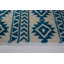 Tapis géométrique ivoire / turquoise Shirehampton-26309449