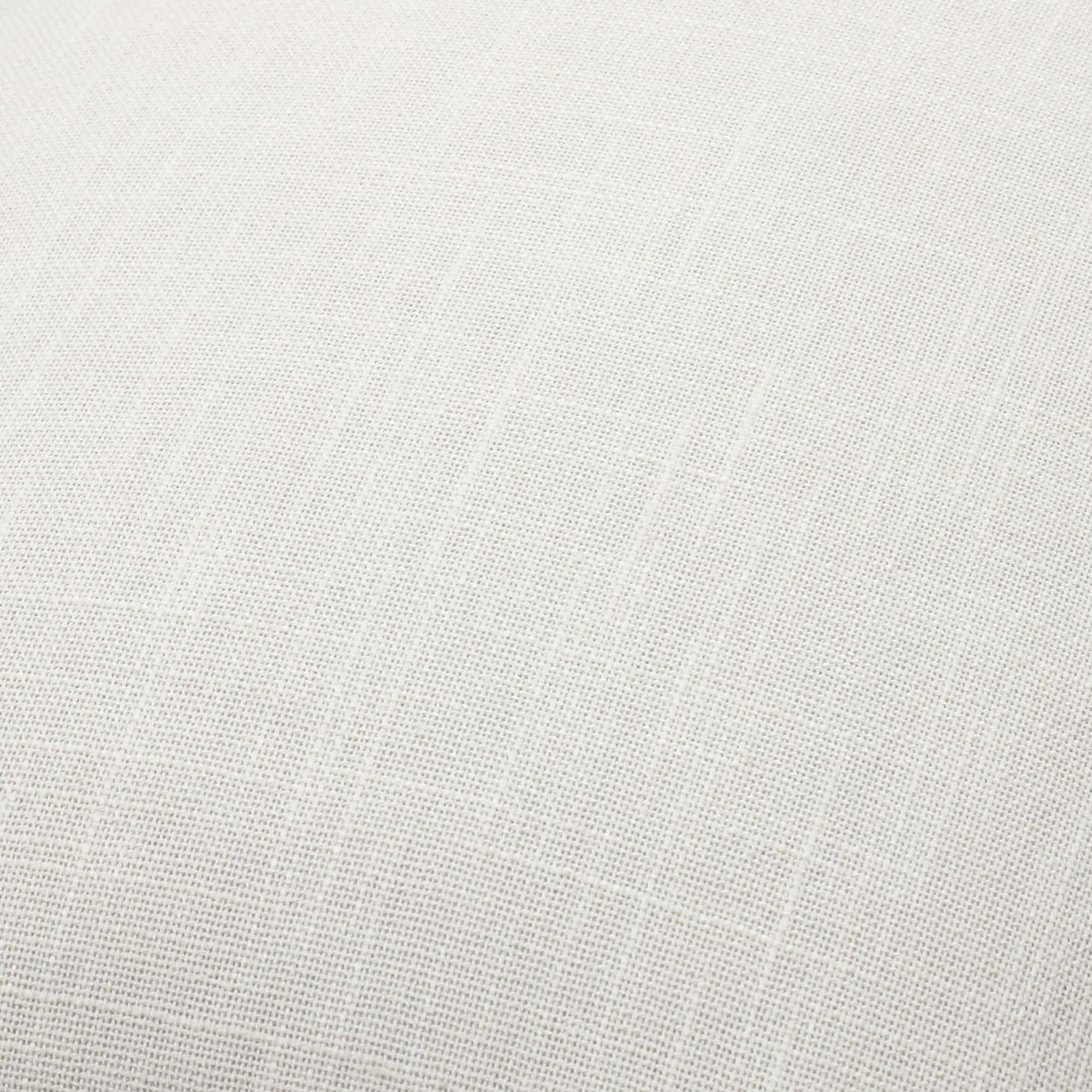 Laurette Cotton Lumbar Pillow Cover, Polyester/Polyfill, Ivory