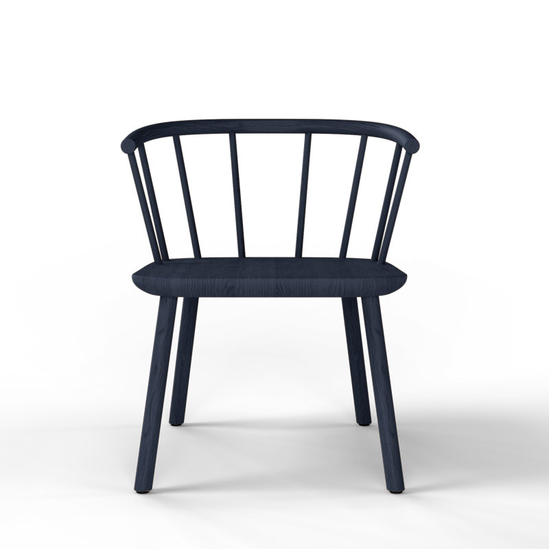 Studio Lounge Chair, Black Blue