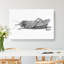 Cricket in Black and White by George Shaw - Wrapped Canvas-55316035