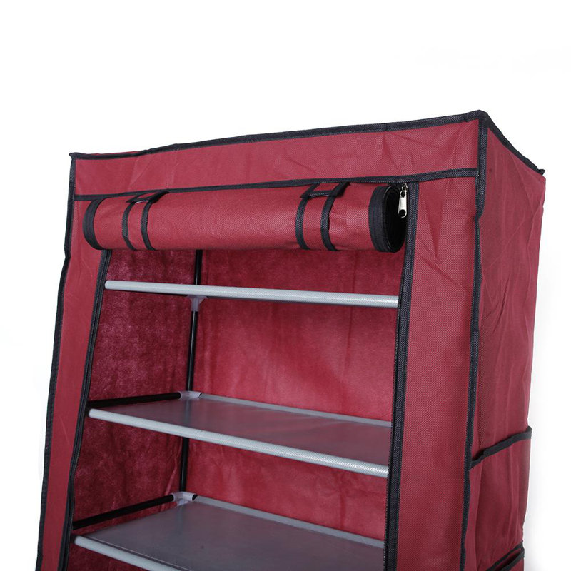 Rangement à chaussures 30 paires, Rouge