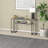 Kiyel 55'' Glass Top Console Table-1278321983