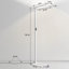 Lampe sur pied à DEL 100 W à intensité variable