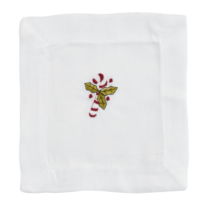 Worsham Collection Polyester Embroidered Square Napkin