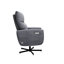 Fauteuil inclinable électrique pivotant, inclinable électrique avec charge USB et de type C, fauteuil d'appoint rembourré en velours pivotant à 360 °, pour le bureau à domicile et le salon, facile à assembler-1108931119