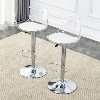     Ensemble de 2 tabourets de comptoir à réglage pneumatique de la hauteur Kimara