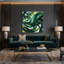 Légumes, art mural sur toile vert Nori-1715434899