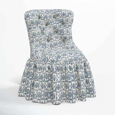 Minnie Cotton Swivel Side Chair