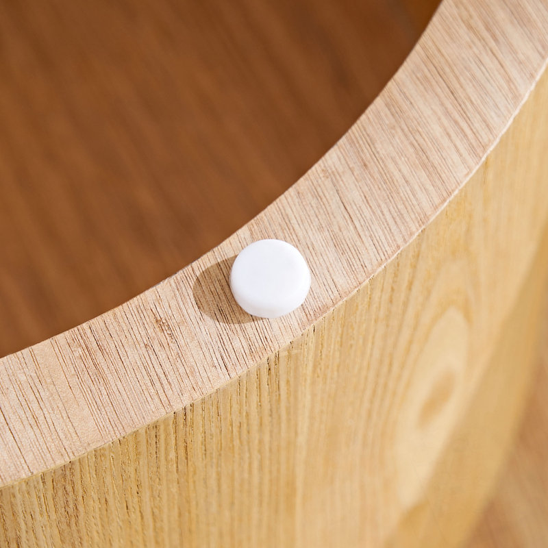 Rond Chadley avec base robuste, Naturel