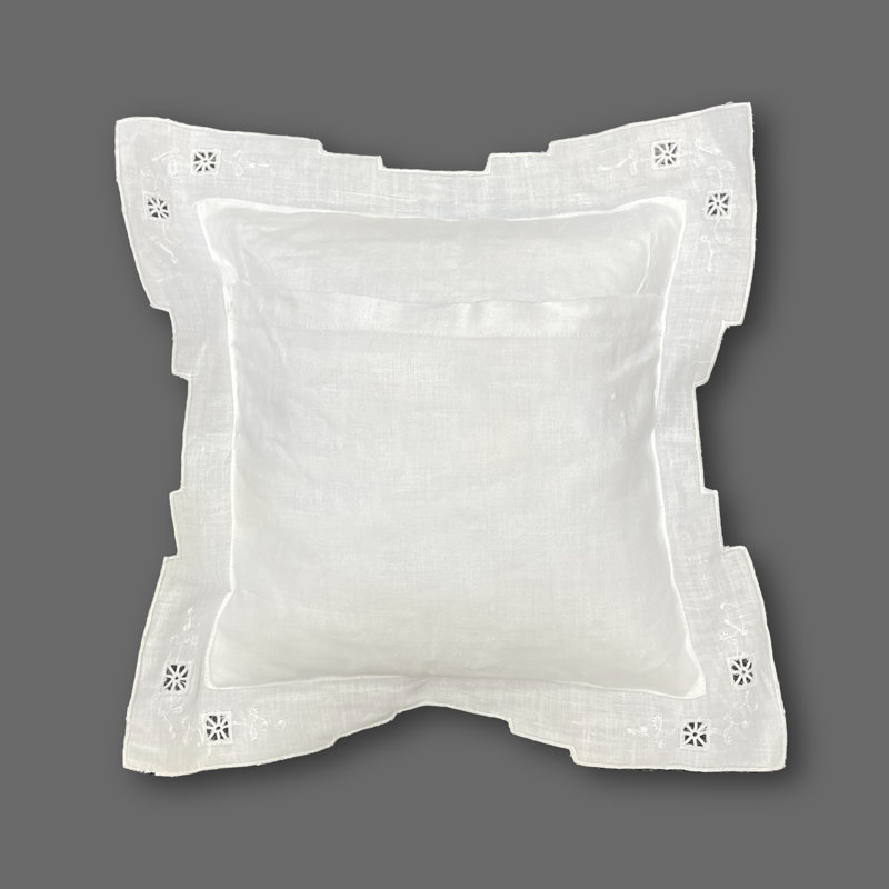 Candace Embroidered Square 2-Piece Pillow Set