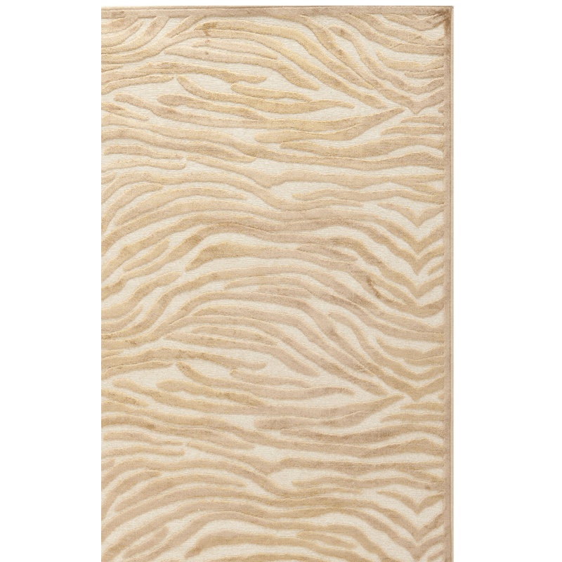 Jamon Martha Stewart Viscose Animal Print Rug, Rectangle 5'1" x 7'6"