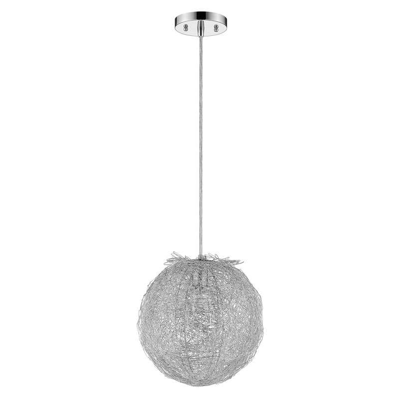 Luminaire suspendu en cristal 1 lumière Tol, H 152,75 po x l 8 po x P 8 po