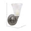 Applique murale avec verre cristal 5,5 po-13491708-13491712