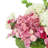 Hydrangeas and Ranunculus Arranged in Ceramic Pot