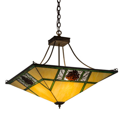 Rustic Lodge 4 - Light Antique Copper Unique/Statement Pendant