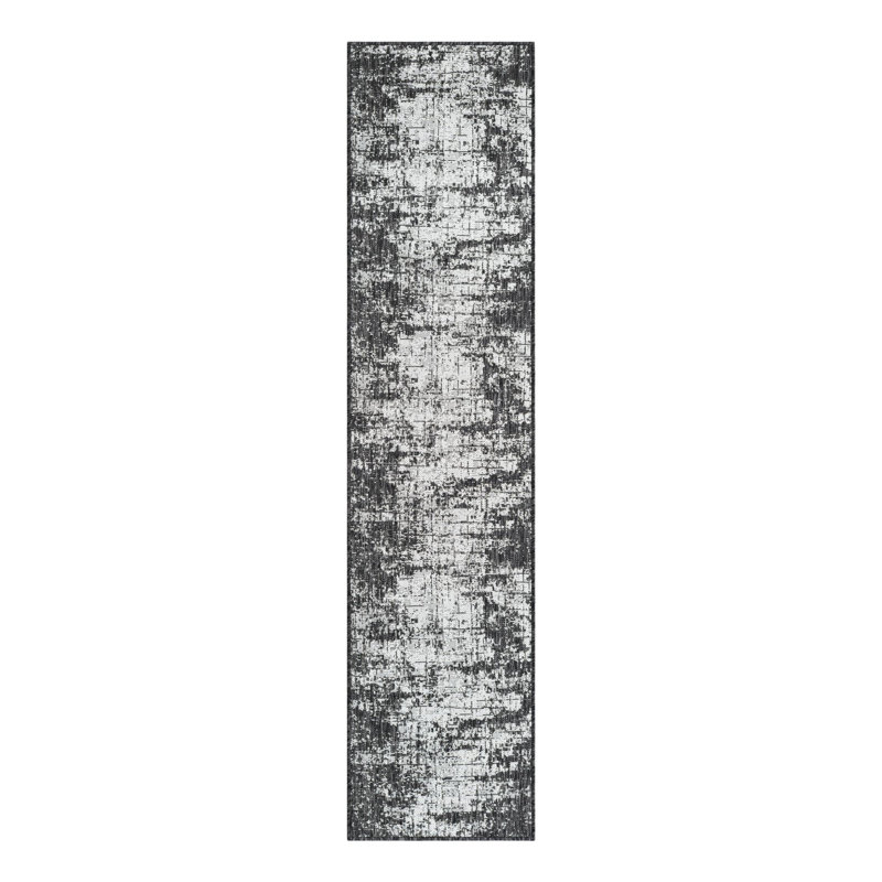 Geometric Indoor / Outdoor Rug, Runner 2' x 8'
