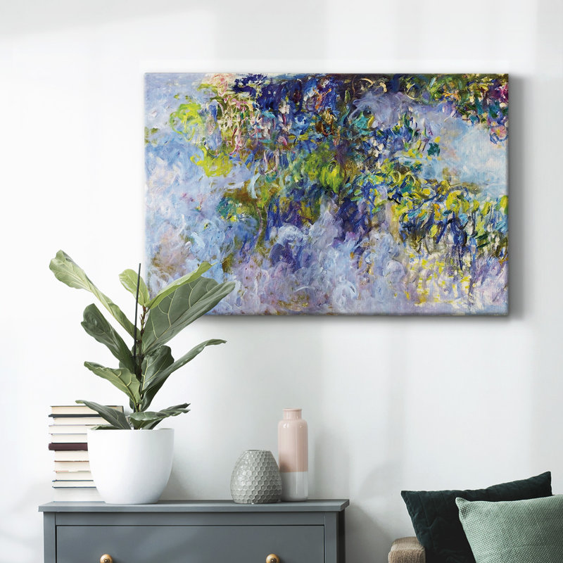 Wisteria, 1919-Gallery Wrapped Canvas, 12" H x 18" W