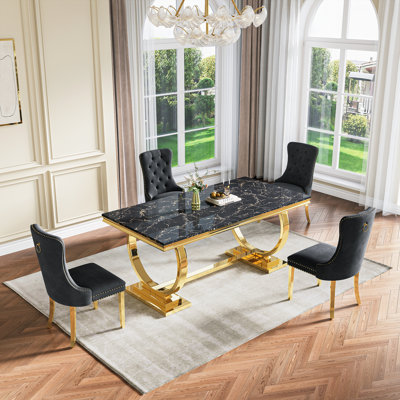 Rectangular 70.1"L X 35"W Dining Set