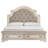 Monaghan Upholstered Scalloped Bed with Drawers