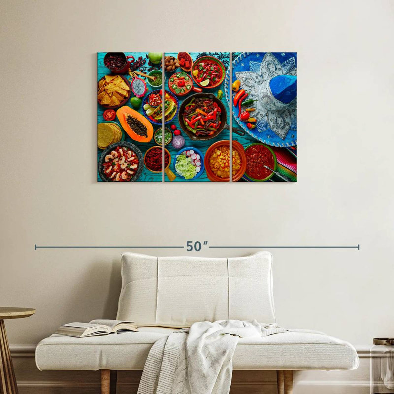 Cuisine mexicaine, H 24 po x l 38 po