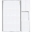 Lit rotatif blanc simple avec bibliothèque, armoire supérieure pour le rangement de la literie, bureau coulissant et zones polyvalentes latérales adaptées