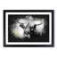 Paint Splattered Highland Cow Framed Print-56866156-56866158