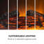 Etna Klarstein 60cm W White Electric Fireplace with 1.8 BTU