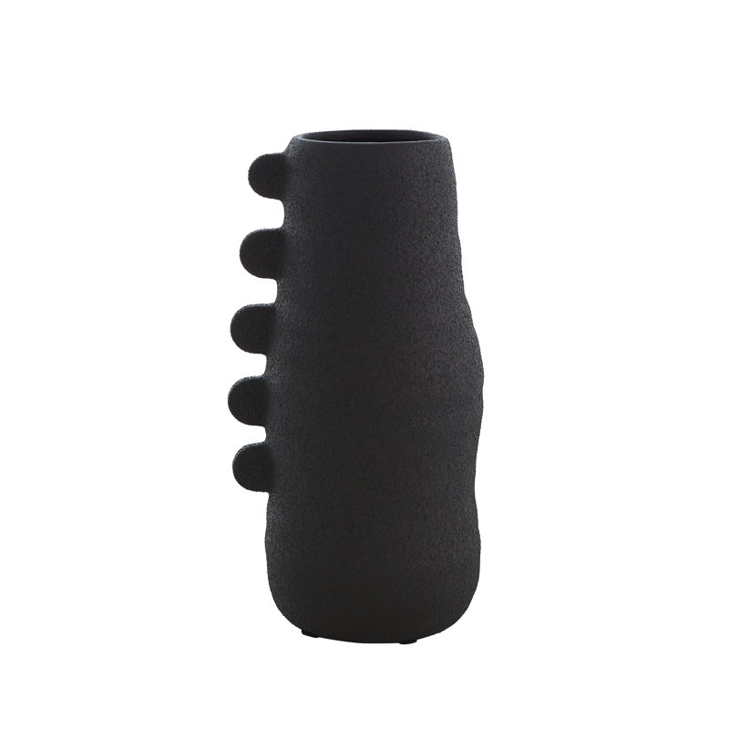 Porcelain Table Vase, Black