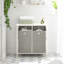 Wood Laundry Chest