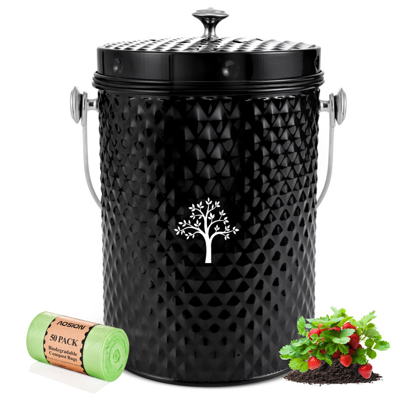 Bac à compost Aosion, Noir