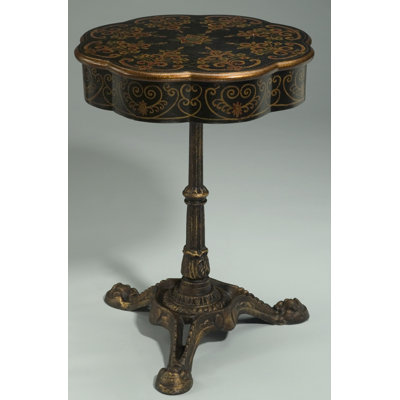 Solid Wood Top End Table