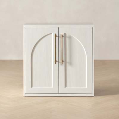 Mercer41 Evers Arched Storage Cabinet, Sideboard Buffet Cabinet With Storage