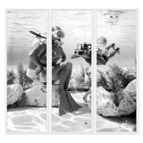 Scuba Diver Tryptic Giclee Print by Soicher Marin Archives