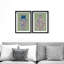 Heirloom Vase Set Shadowbox Animals Print by Oliver Gal, Black Frame, 10 x 15-781041366-781041362
