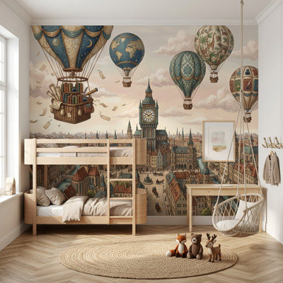 World Map Wallpaper Vintage Cartography Atlas Removable Wall Decor