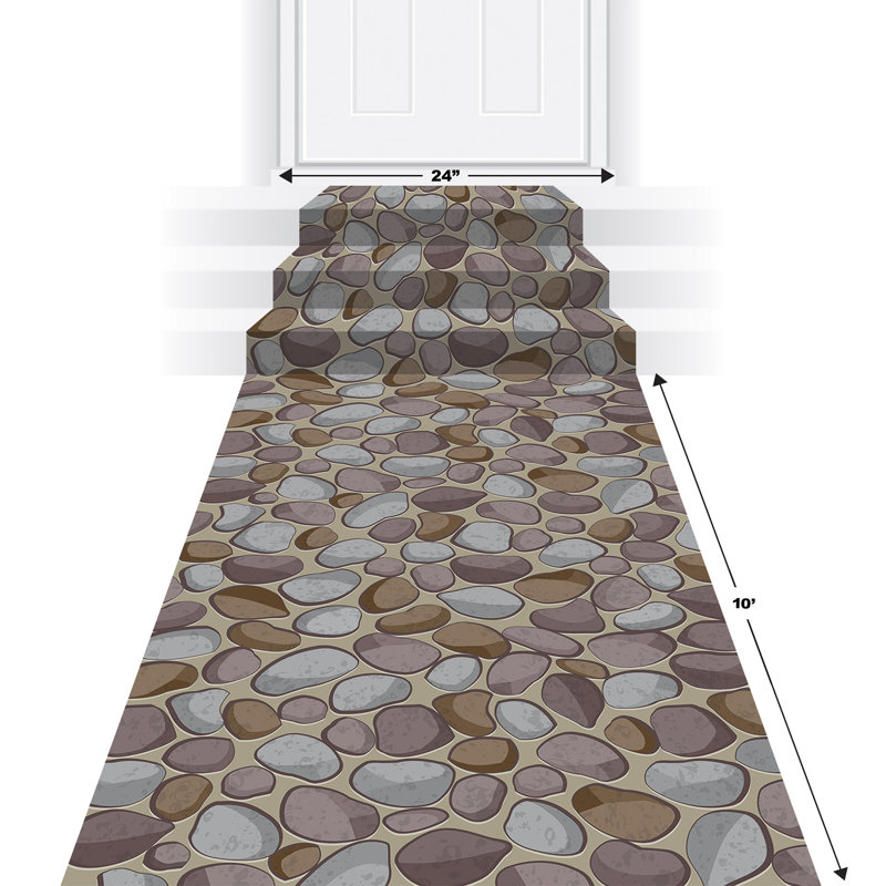 Chemin de table pavé