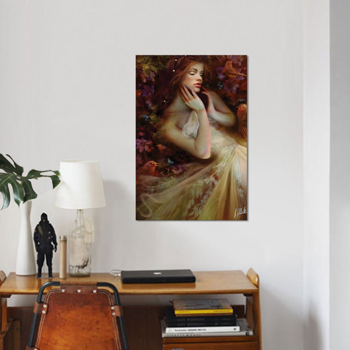 « nagual », impression sur toile, H 26 po x l 18 po x P 1,5 po, Toile tendue
