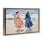 Classy Beach Mesdames, toile brune encadrée par Sissi et Seb-785125601-785125613