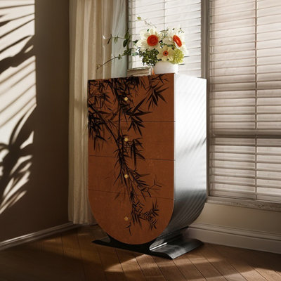 Commode d'appoint moderne et multifonctionnelle en bois