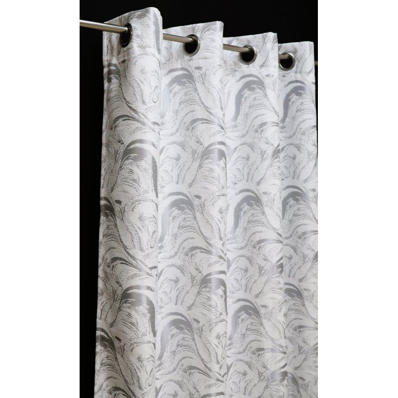 (54 x 84 po) Anneau de jacquard épais - Argent, L 54 po x L 63 po